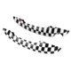 thumbnail image 1 of Cubierta de manija de puerta de coche, 1 par de pegatinas de manija de puerta de coche, accesorios exteriores con reemplazo de ojo de cerradura para R50 R52 R53, 1 of 5