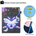thumbnail image 4 of iPad Air 4th Gen Case 10.9", iPad Pro 11 Case 2021/2020/2018, Allytech PU Leather Slim Auto Sleep Wake Shockproof Kickstand Pencil Holder Case Cover for Apple iPad Air 4, iPad Pro 11,Butterfly, 4 of 6