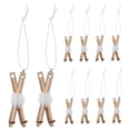 thumbnail image 6 of 10 Pcs Mini Christmas Sleigh Sled Pendant Tree Decoration Khaki, 6 of 7