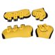 thumbnail image 3 of Botas para tendones de caballo, botas para menudillo, frente abierto, transpirables, botas protectoras ajustables para caballos para saltar, amarillo, juego de 4 m, 3 of 12