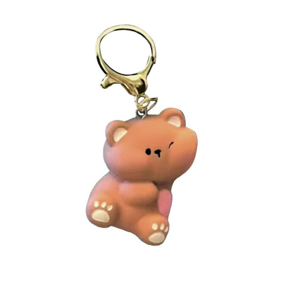 XINYUAN Cute Cartoon Magnetic Bear Love Keychain Small Pendant Doll Couple Gift Hot G8 P7P9