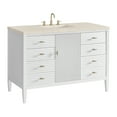 thumbnail image 7 of James Martin Vanities 48" Vanity, Bright White w/ 3 CM Eternal Marfil Quartz Top, 7 of 7