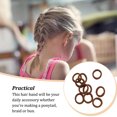 thumbnail image 3 of tredstone 20 Pieces Hair Band High Elasticity Stretchy Colorful Preppy Style High Density Snag Free Hairs Rope Scrunchie Accessories Coffee, 3 of 7