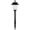 Boston Harbor MS13MB-R2-BK-T9 Outdoor Solar Light, Ni-Cd Rechargeable, 450 mAh, Bright White