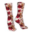 thumbnail image 7 of Salouo Lilies Flowers Pattern Fun Novelty Crew Socks,Casual Athletic Socks Neutral Socks, 7 of 7