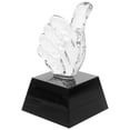 thumbnail image 1 of Trofeo de cristal, premio pulgares arriba, trofeos, mini trofeos, copas, copas pequeñas, trofeos, copas para aula, recompensas escolares, deportes, transparente, 1 of 8