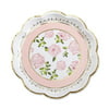 Kate Aspen Tea Time Whimsy 9" Pink Paper Plates, 24Ct.