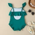 thumbnail image 7 of Swimsuits Solid Toddler One Piece Swimsuit Bikinis for Teen Girl 4-5 Years Girls Fashion, 7 of 7