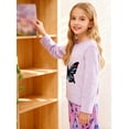 thumbnail image 5 of Aideaone Girls Fleece Pajamas Set Kids Soft Flannel Winter Pjs 2 Piece Size 7-14, 5 of 9