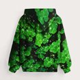 thumbnail image 4 of Girls Sweater Sweatshirt Crewneck Oversized Pullover Cotton Clothes Printed Long Sleeves Tops Casual Fleece Sweater with Pocket Fall Winter Warm Sweatshirts Kids Hoodies, 4 of 4