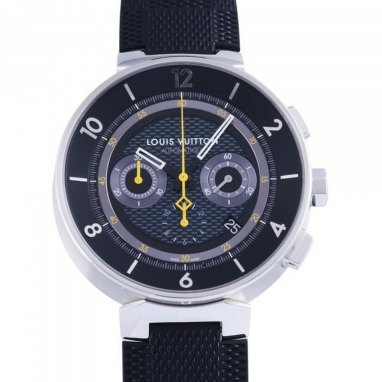 Authenticated Used LOUIS VUITTON Louis Vuitton Tambour Chrono All