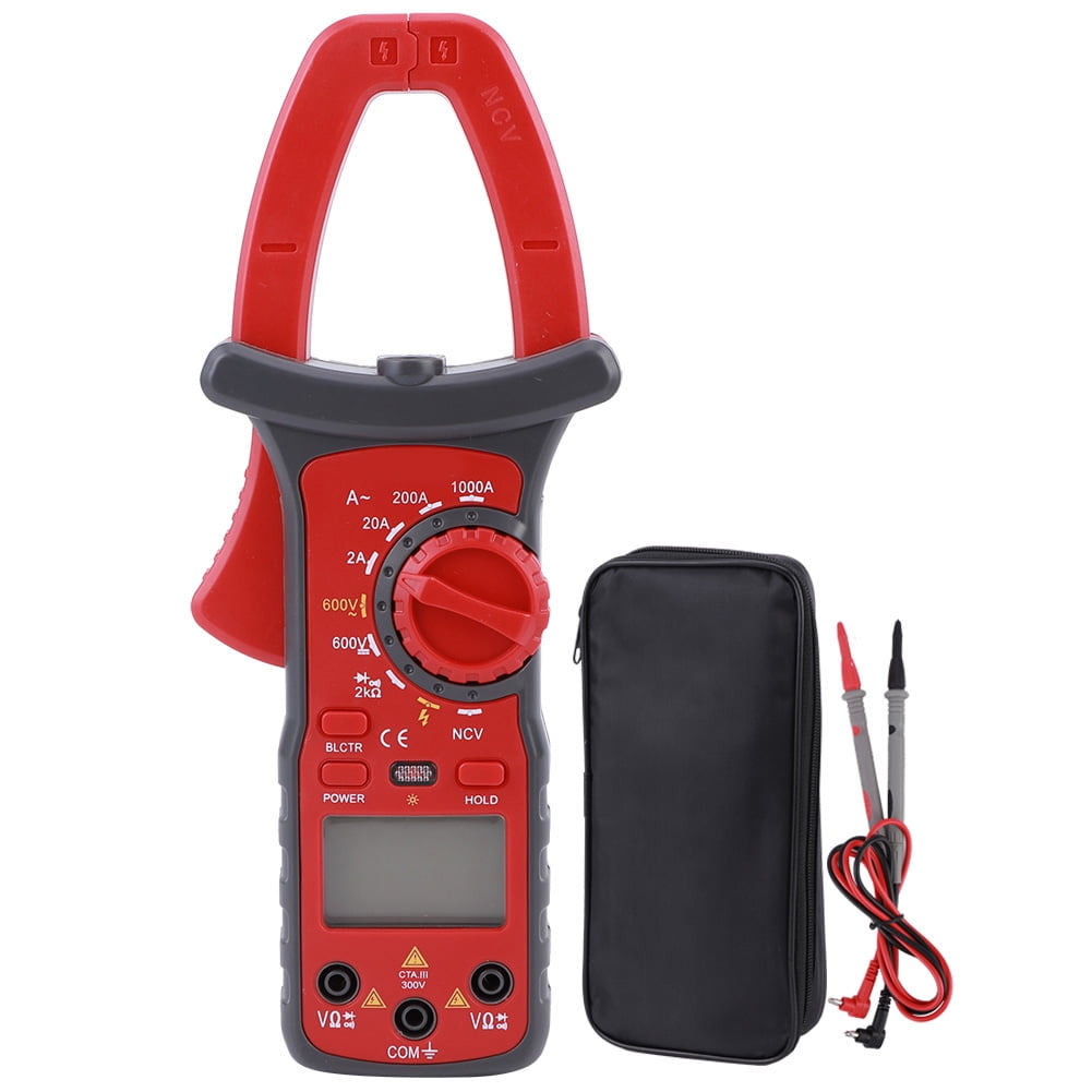 Digital Clamp Multimeter, Digital Multimeter, Clamps Opened Up To 45Mm Continuity Testing Diode