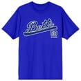 thumbnail image 3 of Mookie Betts Betts 50 and logo on royal Short Sleeve Adult T-Shirt-Medium, 3 of 5