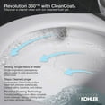 thumbnail image 4 of Kohler 31588-NY 360 deg Elongated Toilet Bowl - Dune, 4 of 6