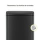 thumbnail image 4 of Bote de basura EKO Madison Acero Inoxidable negro 30 L Con tapa y pedal, 4 of 5
