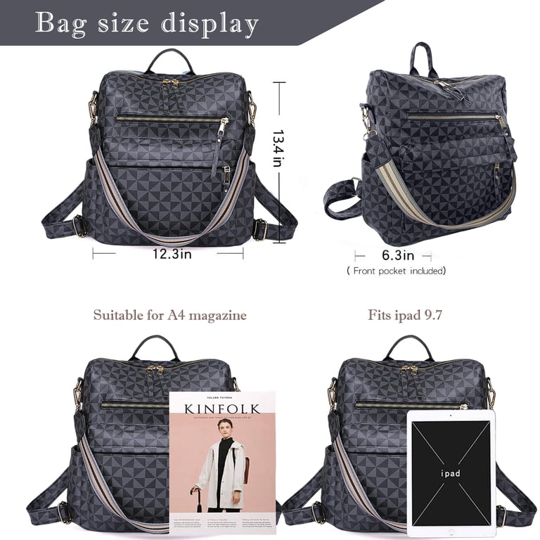 YOMYM Leather Backpack Purse for Women Fashion Designer  display picture 3