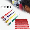 thumbnail image 2 of 100-500V Voltage Tester Pen - Multi-function Electrical Test Screwdriver With LED Light 2 of 11