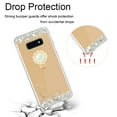 thumbnail image 3 of SOATUTO Glitter Case for Samsung S10e Mirror Case with Ring Holder Kickstand for Girls Women Bling Shining Rhinestone Diamond Luxury Fashion Makeup Case for Samsung Galaxy S10e - Gold, 3 of 6