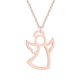 thumbnail image 1 of Collar de acero inoxidable Charm Bird Wing Colgante Collar Cadena Collar de acero inoxidable Collar Mujeres Moda Ángel Collar Colgante Accesorios 1PC, 1 of 4