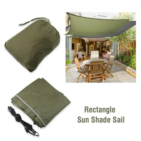 Patio Sun Shades Arizona Outdoor Rectangle Waterproof Sun Shade Sail Garden Patio Sunscreen Awning Canopy ,Sun Shelter,Patio sun Shade ()