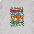 thumbnail image 4 of Inktastic Colorful Sardines Art Boys or Girls Long Sleeve Toddler T-Shirt, 4 of 5