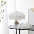 thumbnail image 4 of Hydrangea Artificial Flowers with Stems 12pcs Silk Blue Flower Heads for Office Home Party Wedding Centerpiece Decoration Bouquets DIY Floral Decor (Sky Blue), 4 of 5