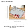 thumbnail image 3 of HLONK Minimalist Slim Short Wallet  Solid Color Clutch Purse  Faux Leather Coin Purse, 3 of 7
