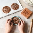 thumbnail image 2 of Madera Para Galletas Prensa Pastel De Luna Molde Para Galletas Herramienta De Cocina Para Hornear Para Chocolates Dulces Dulces sonducket HA044897-01, 2 of 6