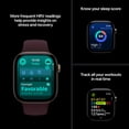 thumbnail image 6 of Apple Watch Series 12 GPS + Cellular 46mm Light Gold Aluminum Case with Sand Sport Band - S/M, 6 of 11