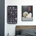thumbnail image 6 of Double Sided Jewelry and Small Items Storage Hanging Bag with 80 Transparent Pockets and Steel Hanger in Black for Home, 6 of 7