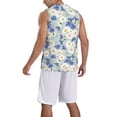 thumbnail image 2 of Sikiie Daisies Flowers Basketball Jersey Reversible Men's Mesh Athletic Sports Shirts Training Practice S-4XLMedium, 2 of 6