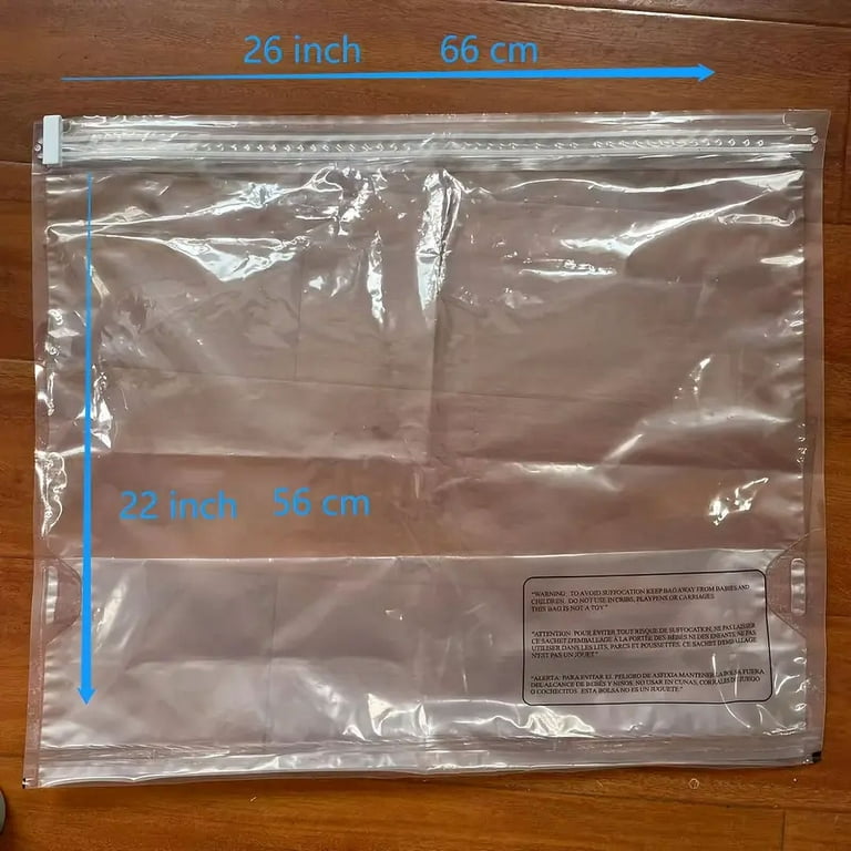 ALL SIZES Small Clear Grip Seal/ Zipper/ Zip Lock Bags -Resealable