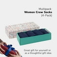 thumbnail image 2 of Cosyfeel Women's Dress Socks cotton Seamless Toe Soft Socks-gift box, 2 of 7
