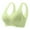 Light Green, variant on Huowey Bralettes For Women Plus Size Seamless Wireless Bras No Underwire Push Up Solid Color Bra Supportive Full Coverage Everyday Tops Underwear,Beige,L