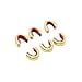 thumbnail image 3 of Southland Archery Supply String Nocking Points Bowstring Brass Nock Point - Made in USA - for Recurve or Compound Bows - 6/Pack (Red Cam for 16-18 Strand String), 3 of 4