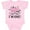 AD-Pink, variant on Inktastic First Birthday Unicorn Cat Girls Girls Baby Bodysuit