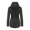 thumbnail image 4 of Women Solid Color Coat Button Down Overcoat Long Sleeve Cardigan Windproof Outer Coat Warm Winter Overcoat Fluffy Jacket, 4 of 6