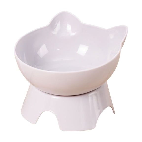 Moocorvic Elevated Cat Bowl for Indoor Cats, Pet Dish Food Water Feeder