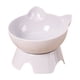 thumbnail image 2 of Comedero para mascotas con soporte para el cuello: comedero inclinado para gatos y perros de hocico chato, plato elevado antideslizante con diseño inclinado para facilitar la alimentación., 2 of 6