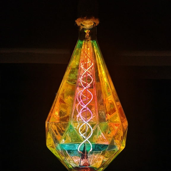 4W Water Drop Diamond Decorative LED Bulb – Irregular Shaped Light Bulb - USA