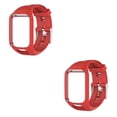 thumbnail image 3 of Maytalsory Silicone Wristband Strap For 2 3 Runner 2 3 Spark 3 GPS Watch red 2Set, 3 of 6