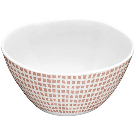 Better Homes & Gardens Outdoor Melamine Microcheck Cereal Bowl, Set of