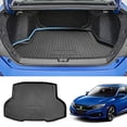 thumbnail image 2 of Powerty Only Fit for Trunk Mat Honda Civic Sedan 2016-2021 All Weather TPO Rear Cargo Liner (Not Fit for 2-Doors Models, Not Fit for Hatchback), 2 of 4