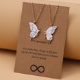 thumbnail image 2 of Collares con colgante de mariposa para mujer y niña, regalo especial para madre e hija, gargantillas de cadena fina para hermana y amiga, 1 par, 2 of 4