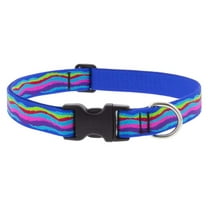 Medium Dog Collar by Lupine 1" Wide Ripple Creek Design adjusts from 12" to 20"