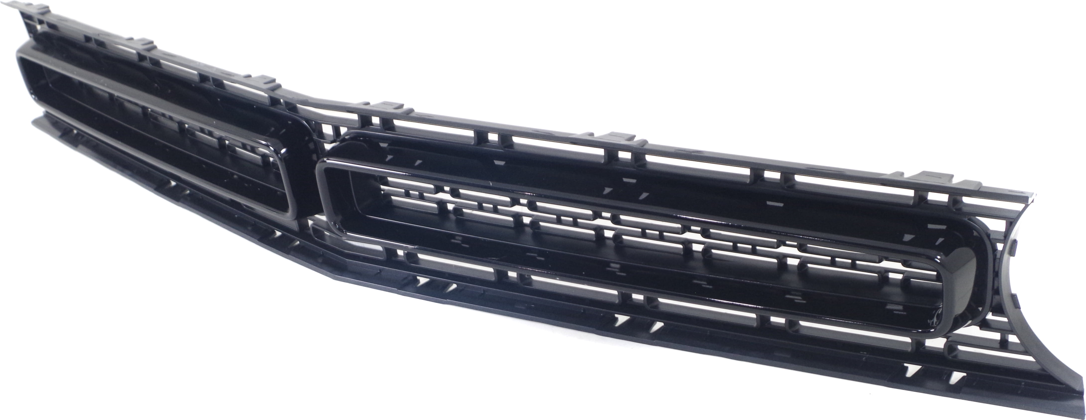 Grille Assembly Compatible With 2015-2020 Dodge Challenger Textured Black Shell and Insert