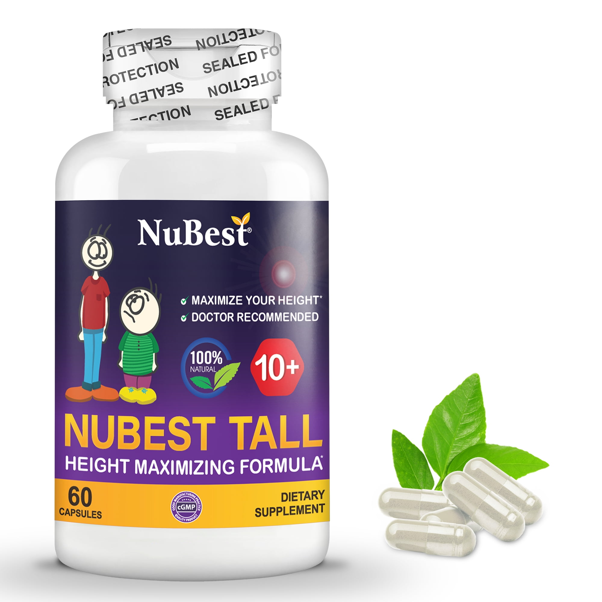 NuBest Tall 10 Maximum Natural Height Growth Formula Grow Taller 