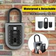 thumbnail image 1 of Key Lock Box For Outside Durable Lockable Keybox Key Lock Box Wall Mounted, 1 of 6