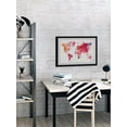 thumbnail image 6 of Floral Map Framed Painting Print, 6 of 6