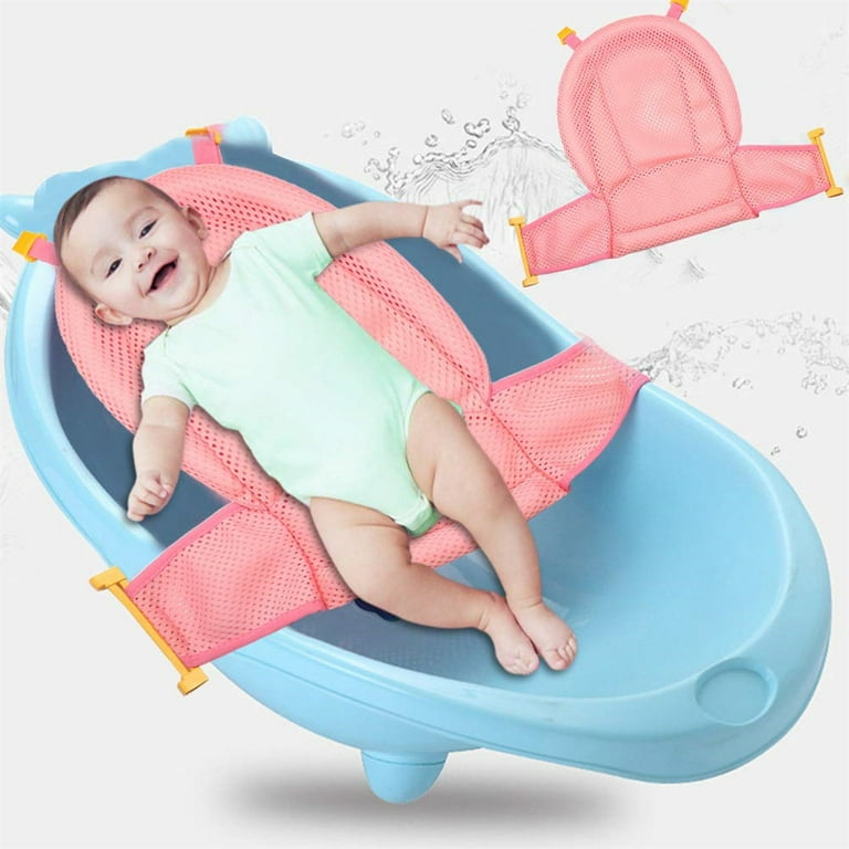 NOGIS Baby Bath Support Sit Bath Seat Cushion Newborn Bath Tub Net Soft Bath Pillow Non Slip Bath Floating Cushion Universal Safe Cushion for Baby